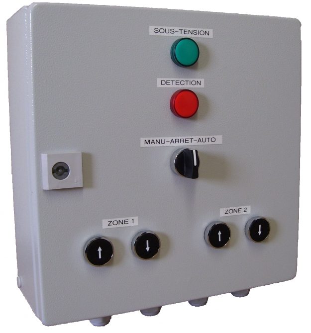 Coffret de relayage pour moteurs à courant continu 24V